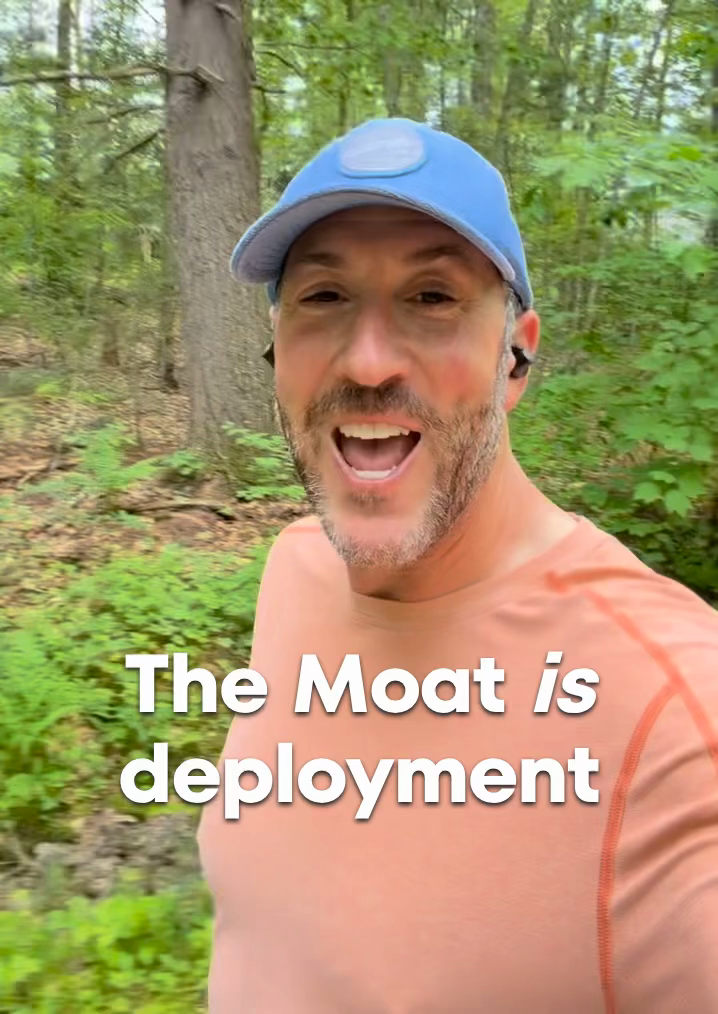 Video thumbnail: Demos Are Easy. Deployment Is the AI Company Moat.